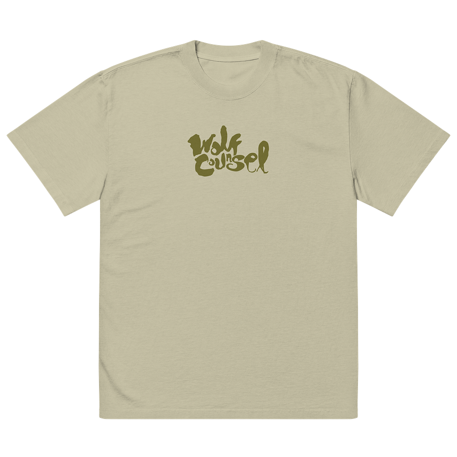 Wolf Counsel AS Colour Premium Oversized Faded T-Shirt (Back Patch) product image (3)