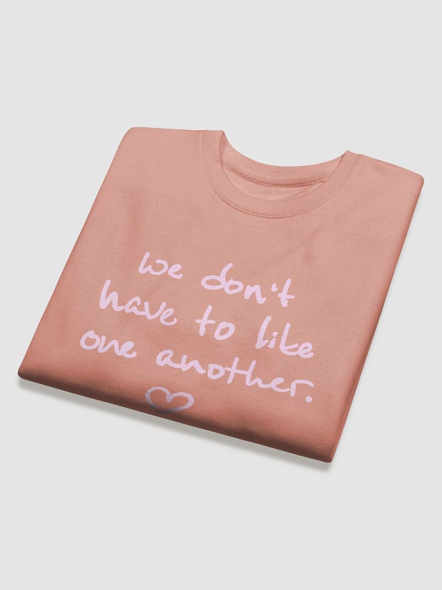 ONE ANOTHER (light pink design) Printed Premium Cotton Crewneck product image (12)