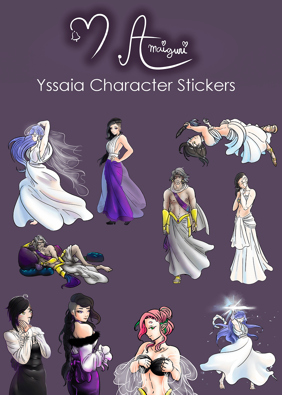 Yssaia Character Stickers product image (1)