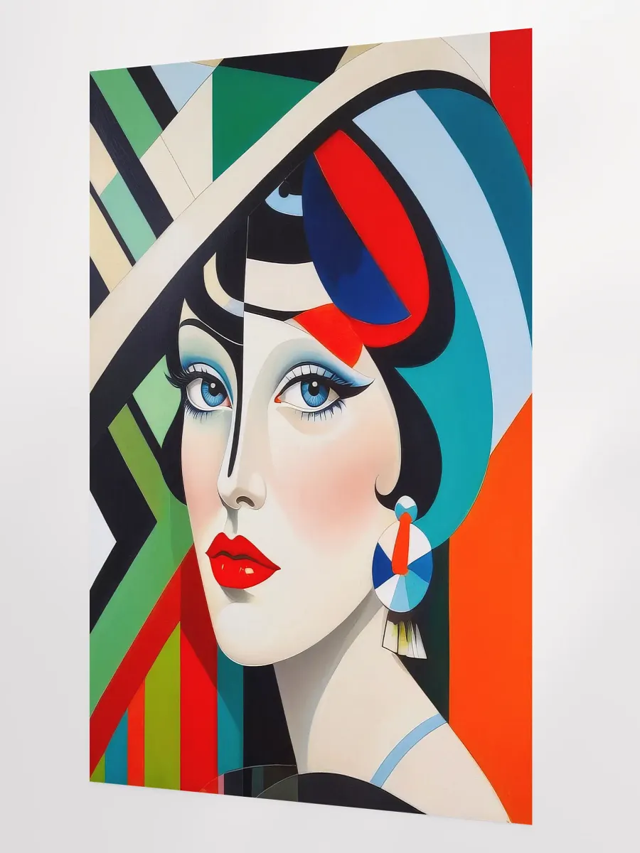 Vibrant Suzy - Flapper Girl Poster - Large 24x36 Inches product image (2)