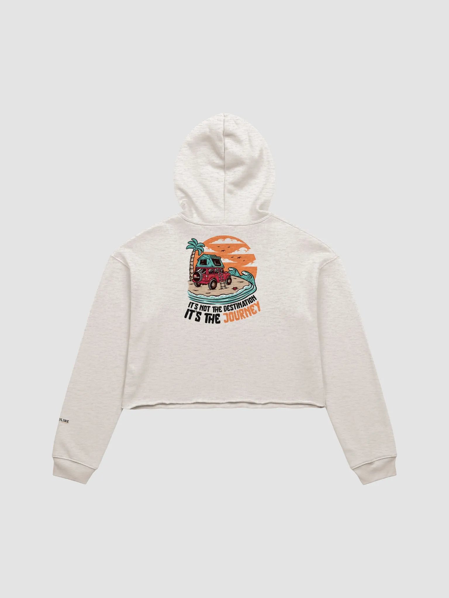 Roadtrip Crop Top Hoodie product image (2)