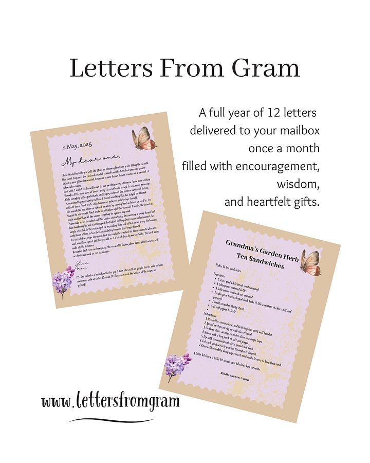 Letters From Gram product image (1)