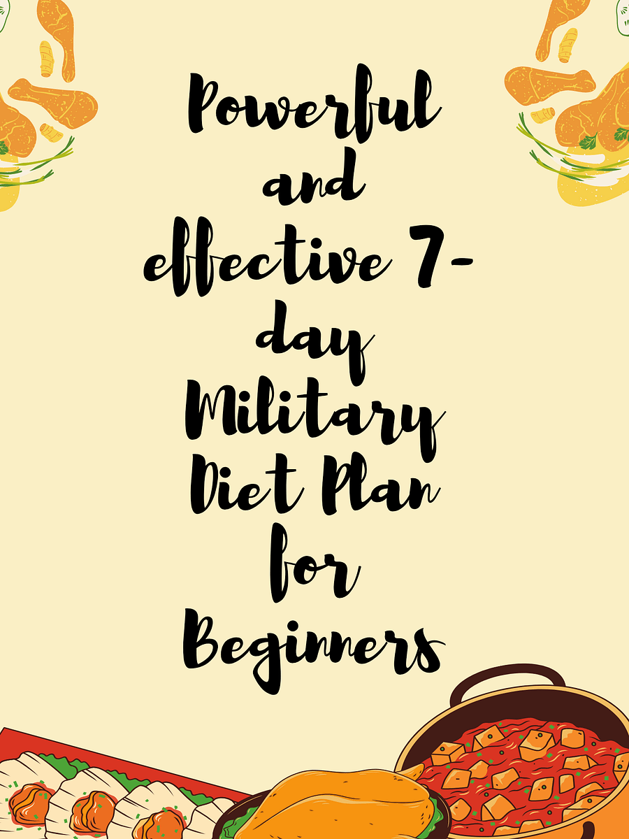 7-day Military Diet Plan for Beginners product image (1)