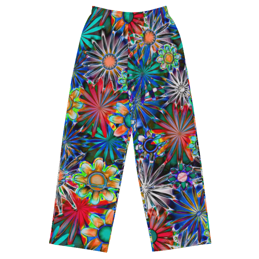 Tropical daisies Wideleg Pants product image (2)