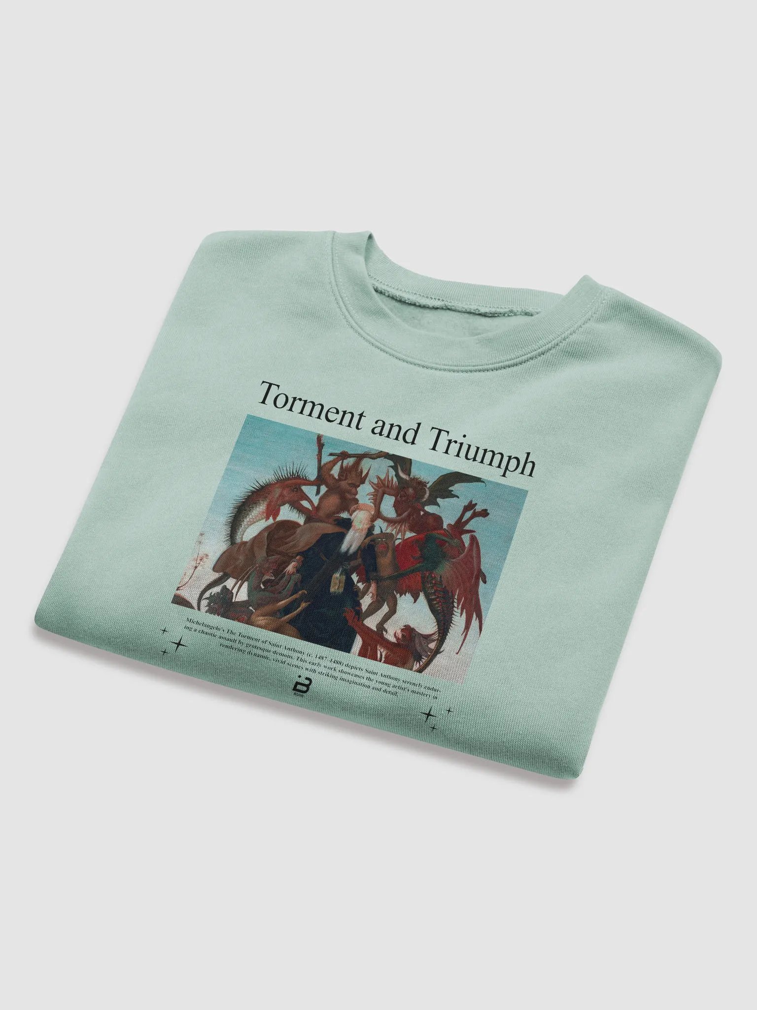 Torment and Triumph - BUIII Remix Women's Fleece Crop Sweatshirt product image (5)