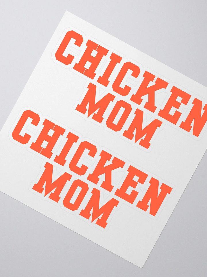 CHICKEN MOM Stickers - 2 pack product image (2)