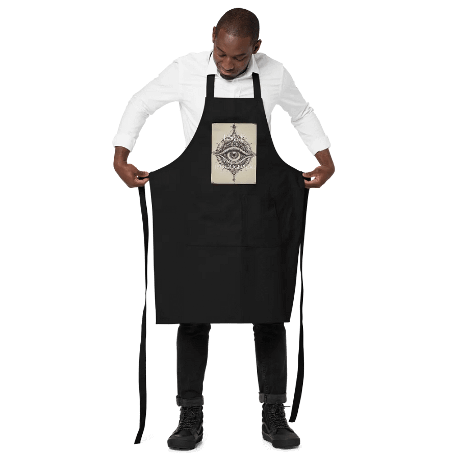 I See Through You Organic apron product image (2)