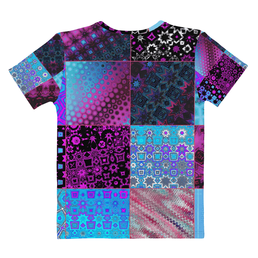 Patchwork Celebration Women's Crew Neck T-Shirt product image (3)