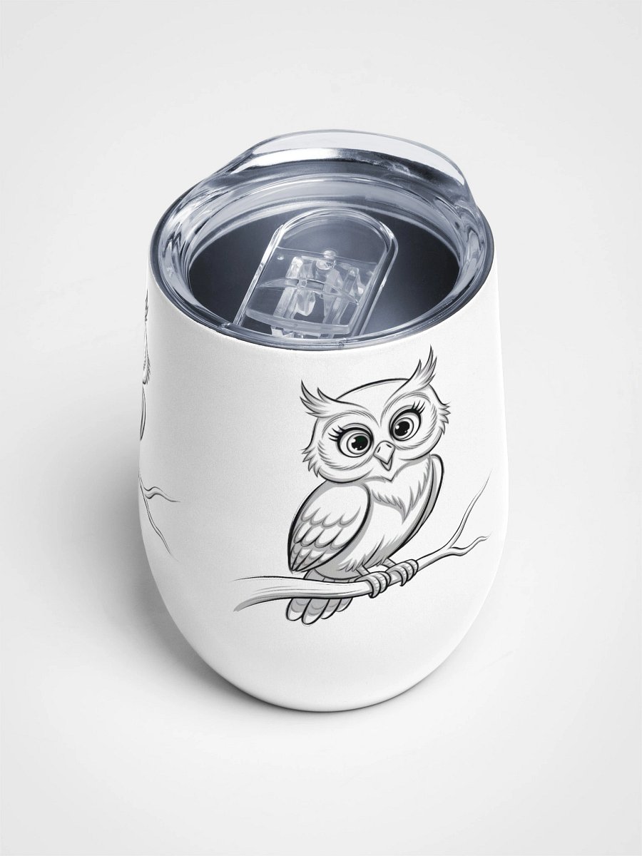 Whimsical Owls Wine Tumbler product image (4)