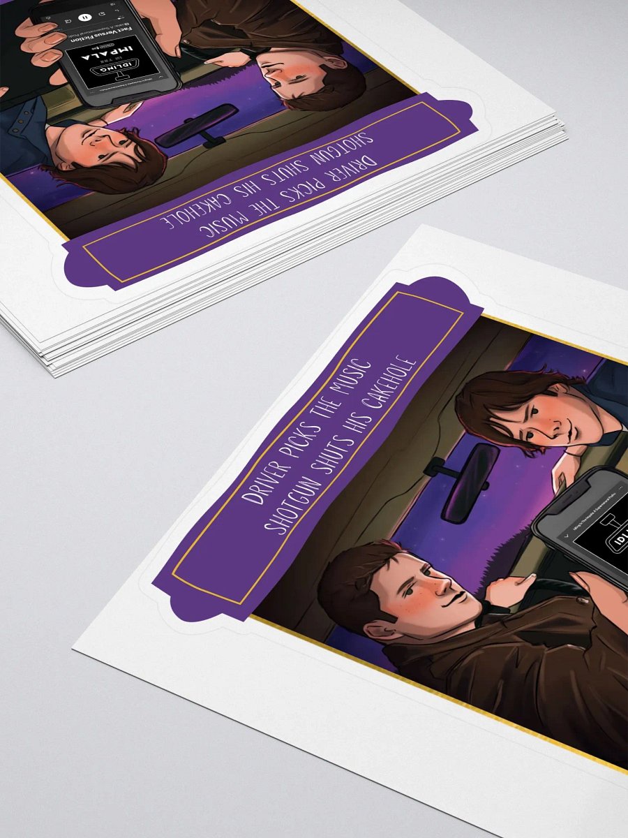 Backseat Sticker - Fact Versus Fiction product image (4)