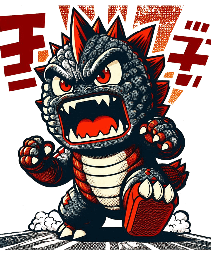 Angry Kaiju Attack Tee product image (32)