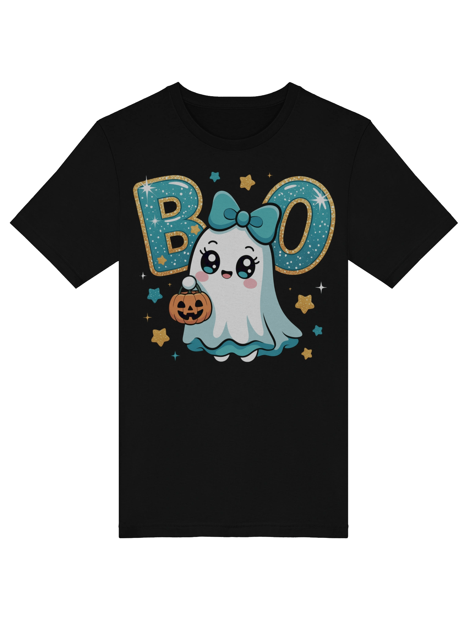 Turquoise Ghost Boo T-Shirt product image (5)