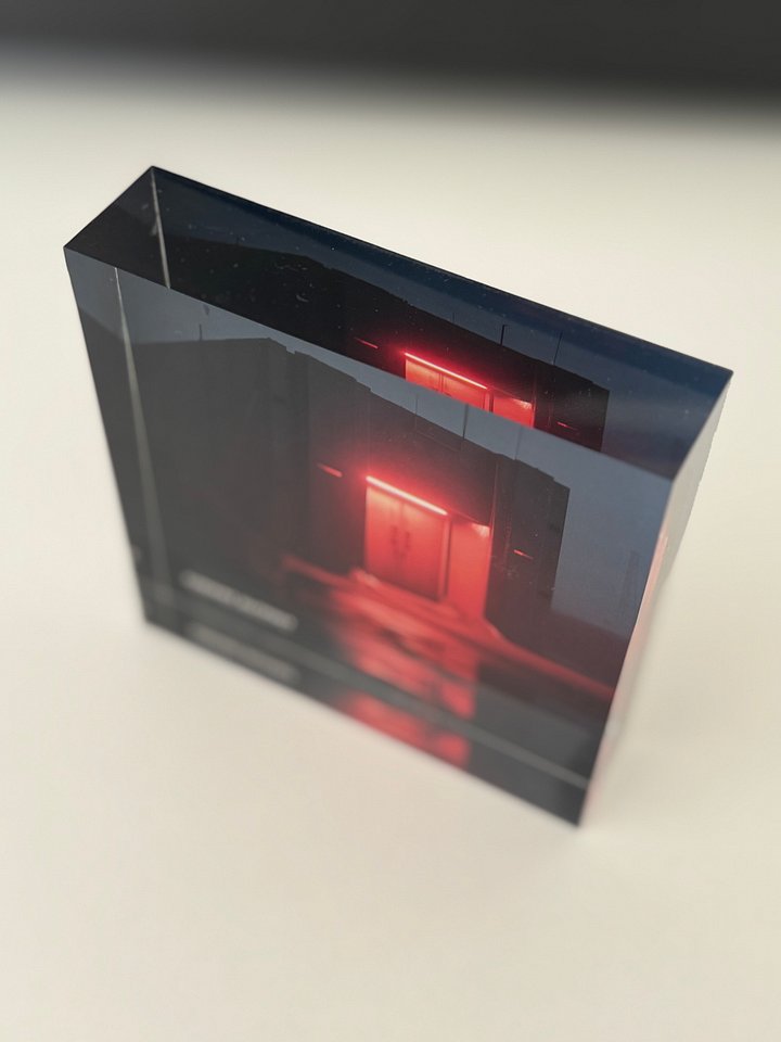 Red Bunker | Acrylic Block - Limited to 25 Pieces product image (2)