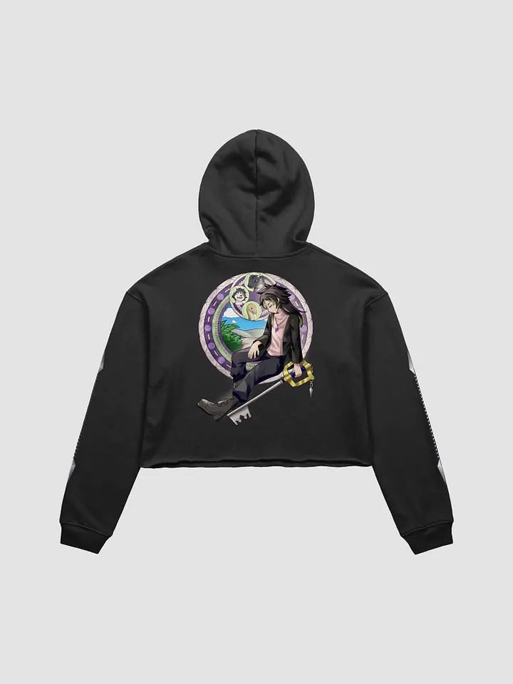 HEART OF THE SNAKE FLEECE CROP HOODIE product image (2)