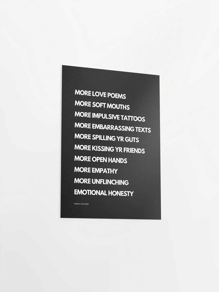 More Love Poems Art Print product image (3)