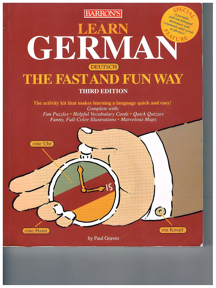Learn German the Fast and Fun Way: The Ultimate Beginner’s Guide with Games & Flashcards product image (1)