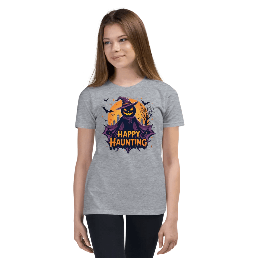 Happy Haunting Youth T-Shirt product image (17)