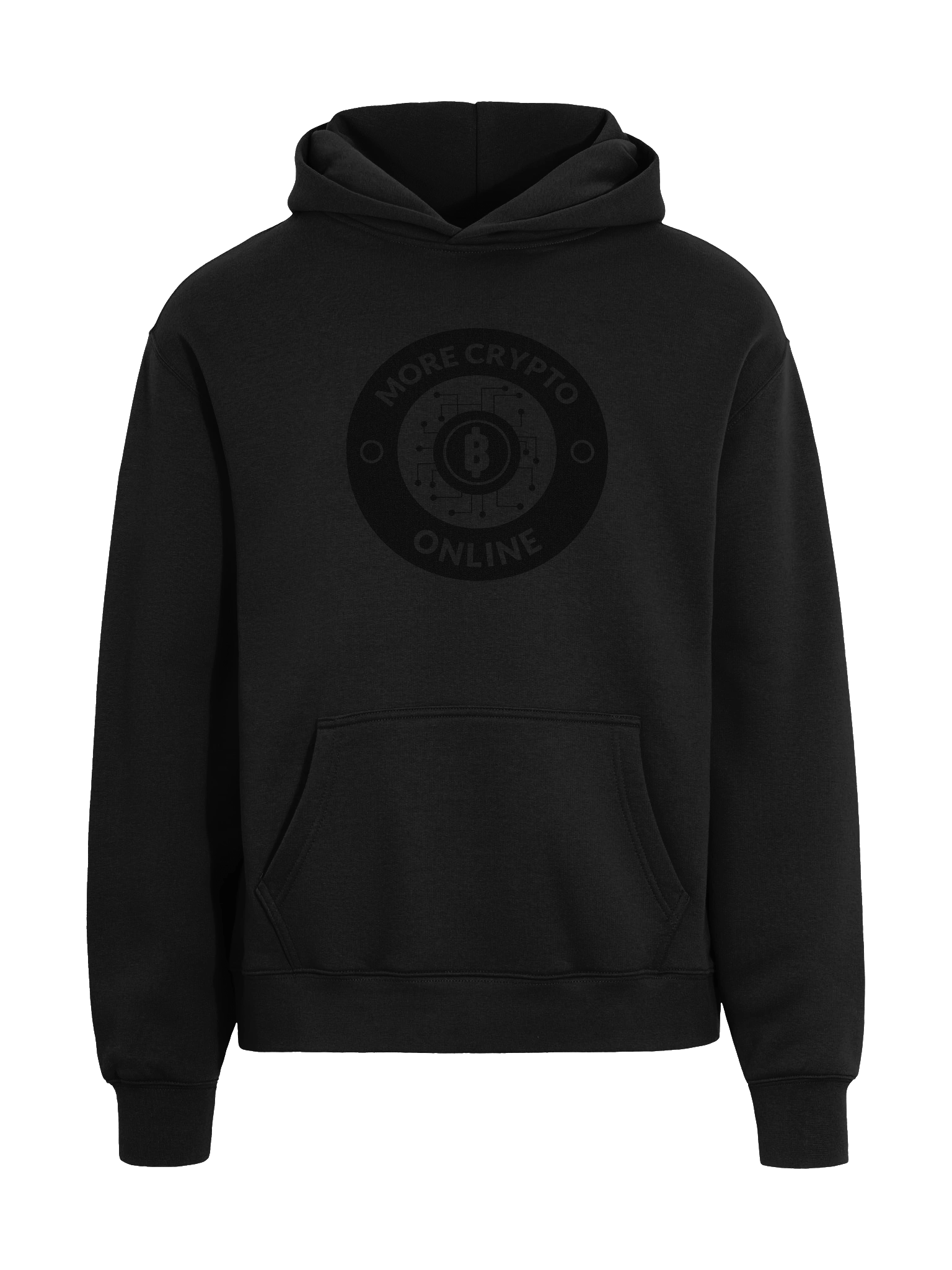 More Crypto Online Classic Hoodie Full Black product image (3)