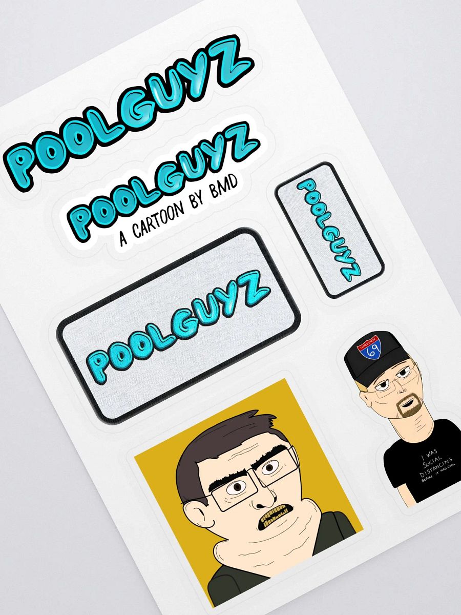 Pool Guyz Sticker Sheet product image (2)