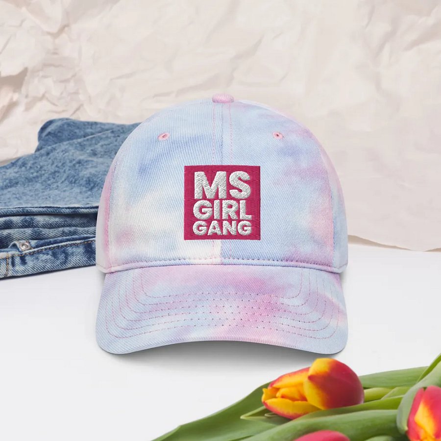 MSgirlgang Embroidered Logo Tie-Dye Hat product image (3)