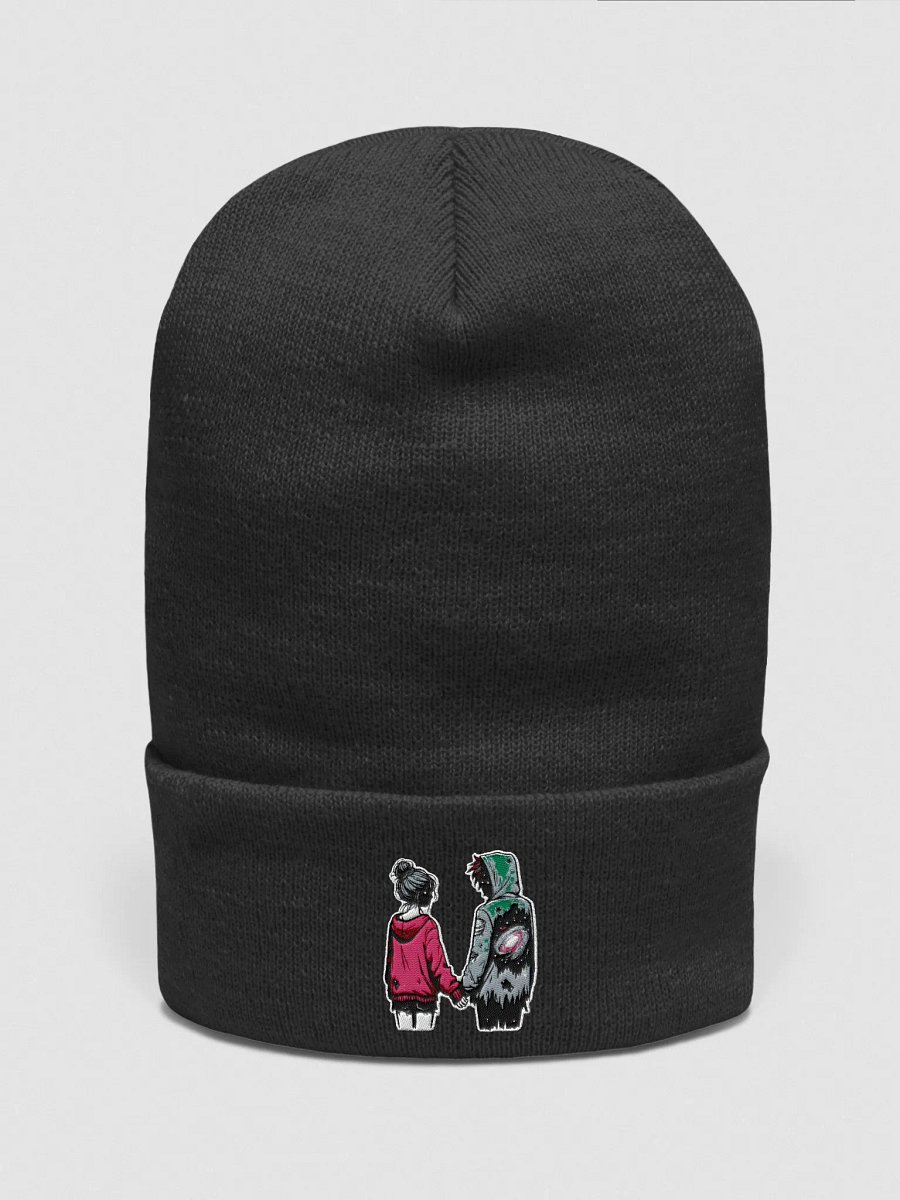 Two Souls Forever Entwined Embroidered Cuffed Beanie product image (1)