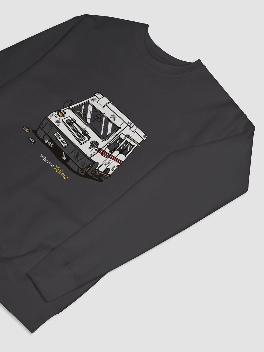 A not-ok Wheelie Yellow sweatshirt! product image (21)
