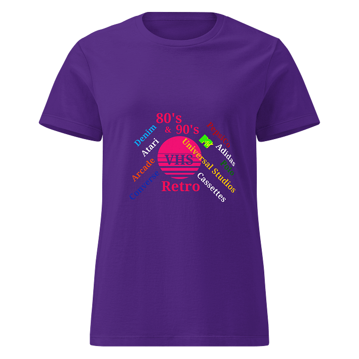 Nostalgic VHS Circle Women's Tee product image (1)