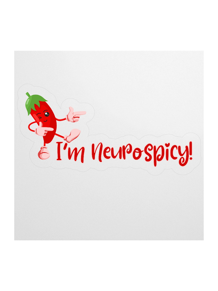 Small I'm Neurospicy! Sticker product image (1)