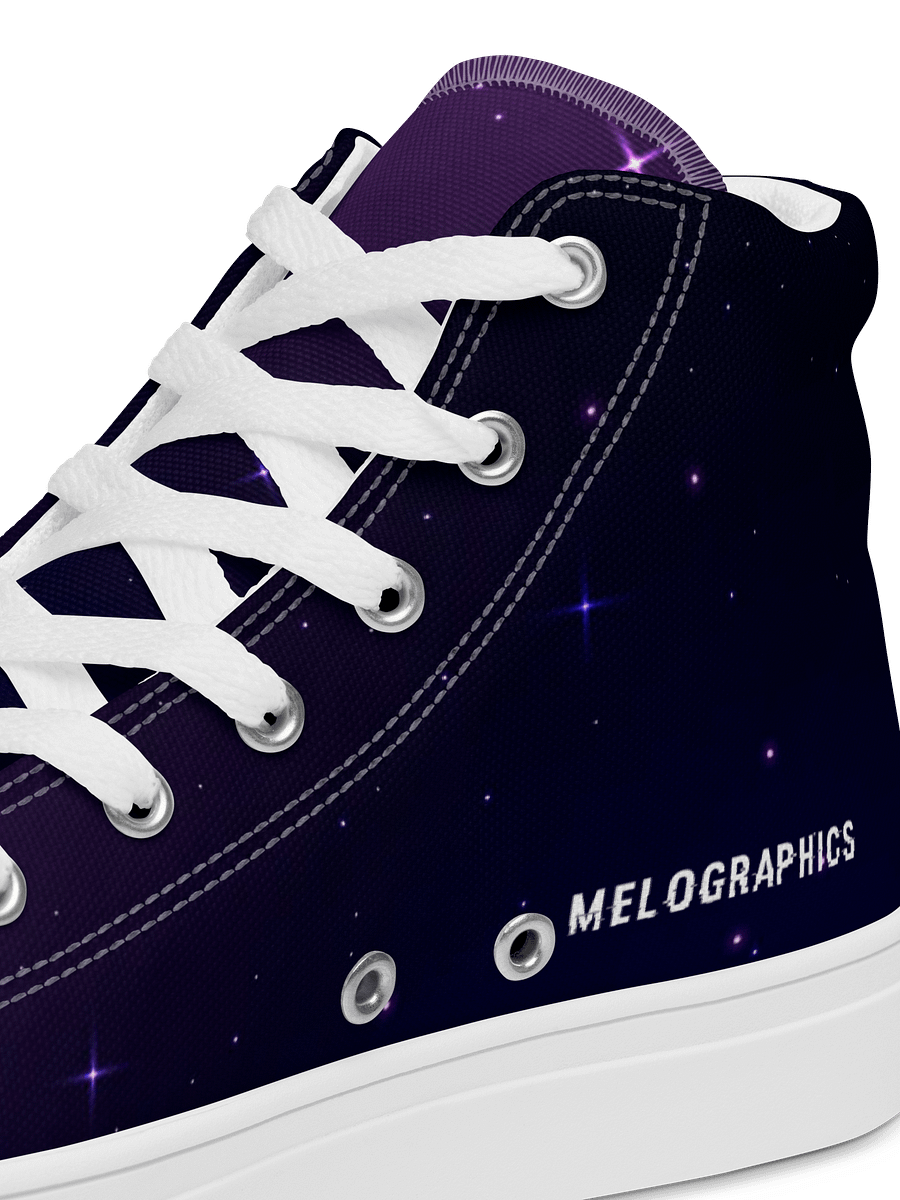 Grape Galaxy Quest - Women's High Tops | #MadeByMELO product image (6)