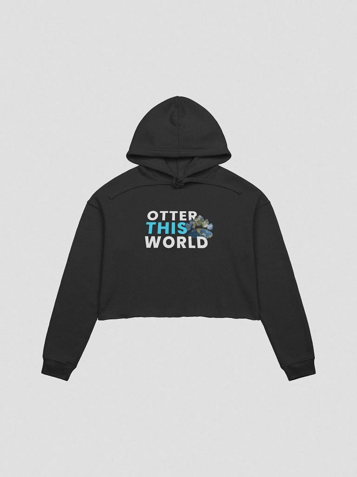 Otter This World Women's Crop Hoodie product image (2)