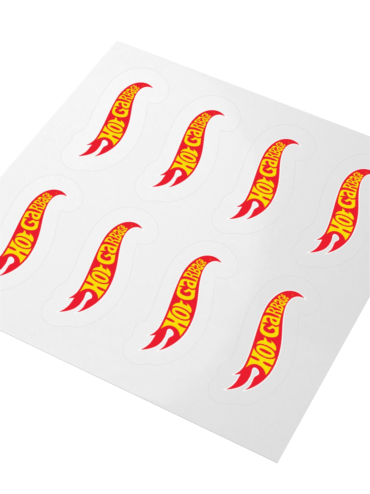 HOT GARBAGE STICKERS (8-PACK) product image (3)