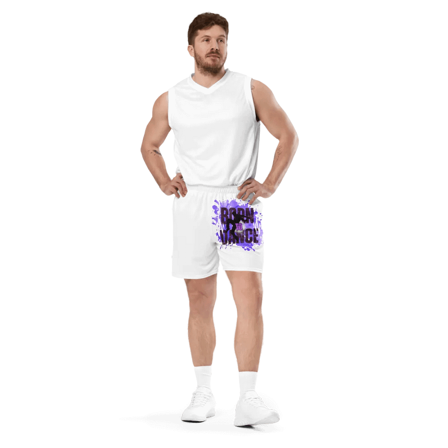 Expressive Born to Dance His Silhouette Mesh Shorts product image (7)