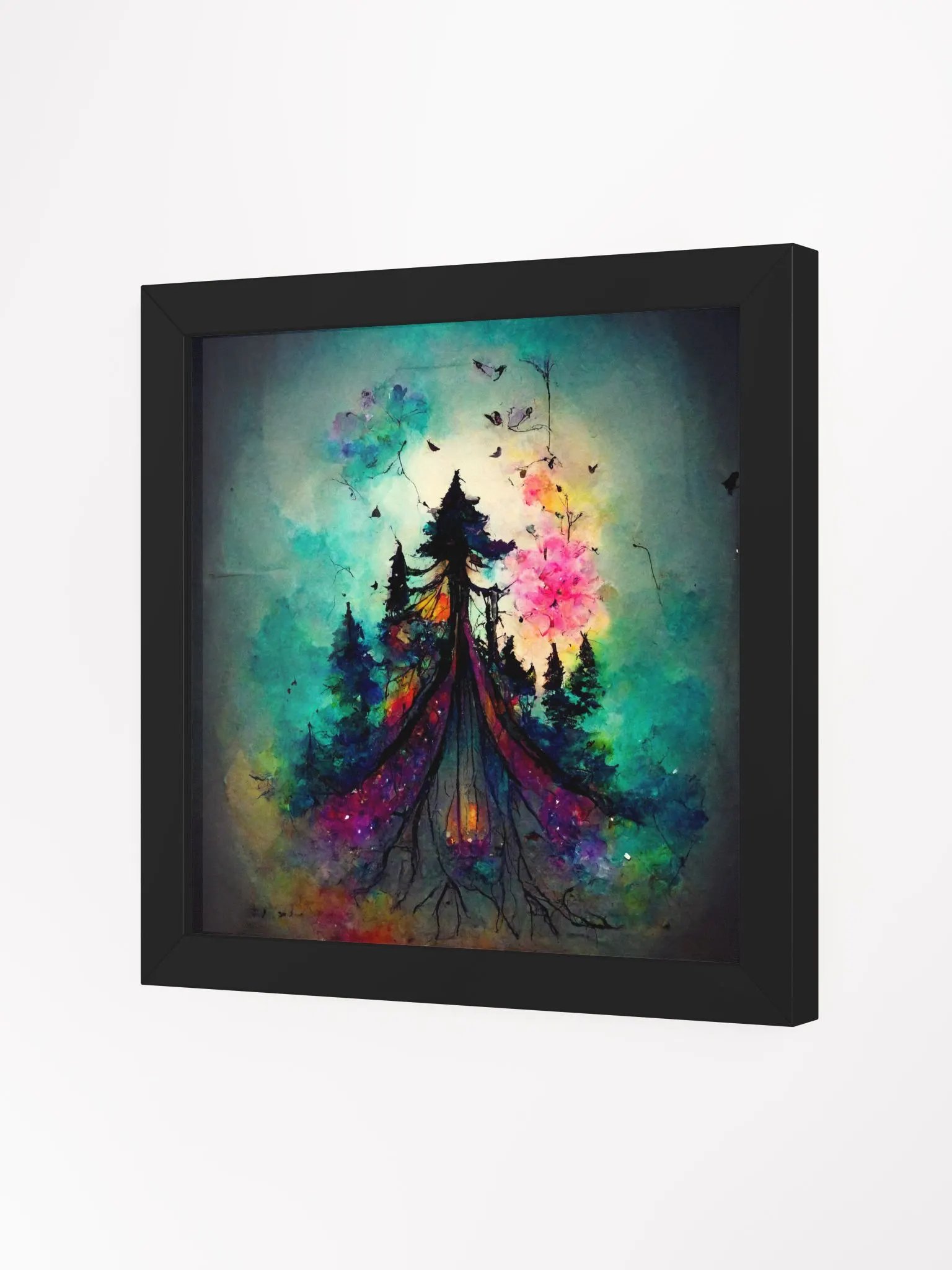 Mystic Black Matte Art Print product image (6)