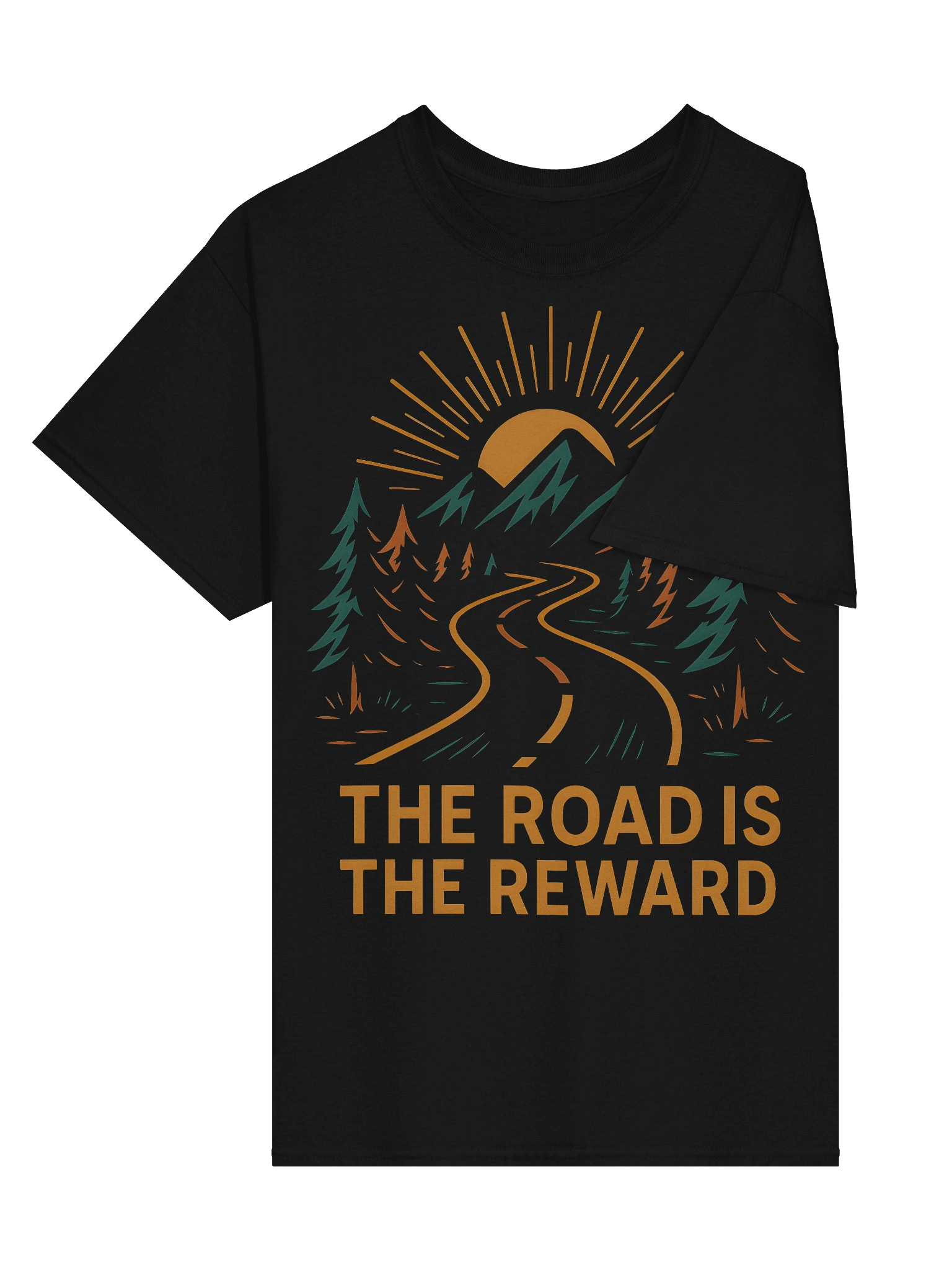 “The Road Is the Reward – Adventure Journey Tee” product image (3)