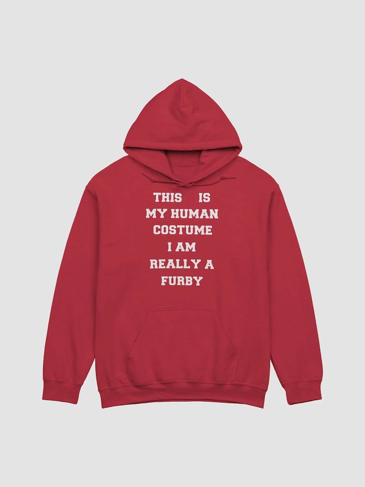 Human costume Furby edition classic hoodie product image (2)