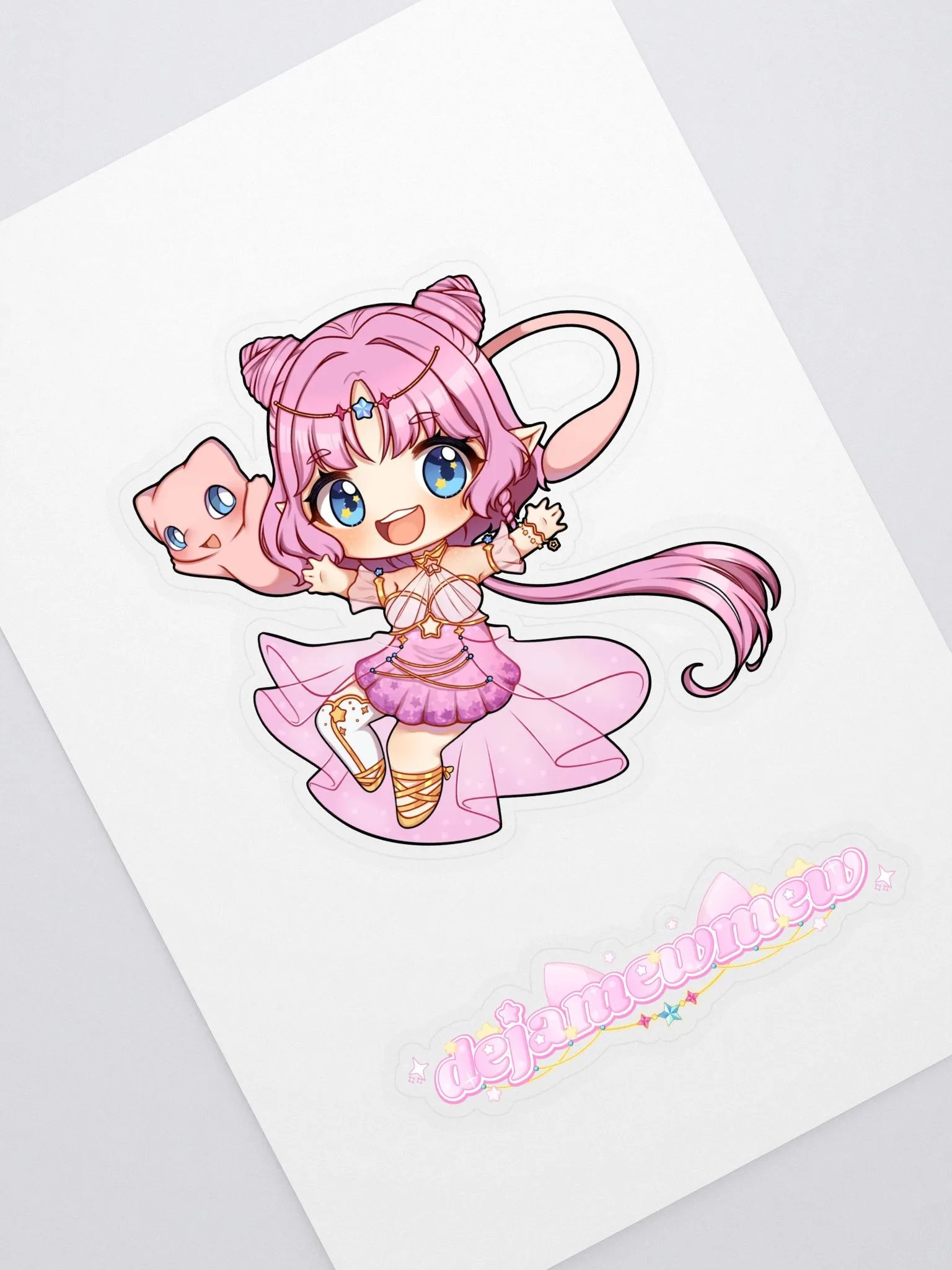 chibi dejamewmew w/ logo product image (1)