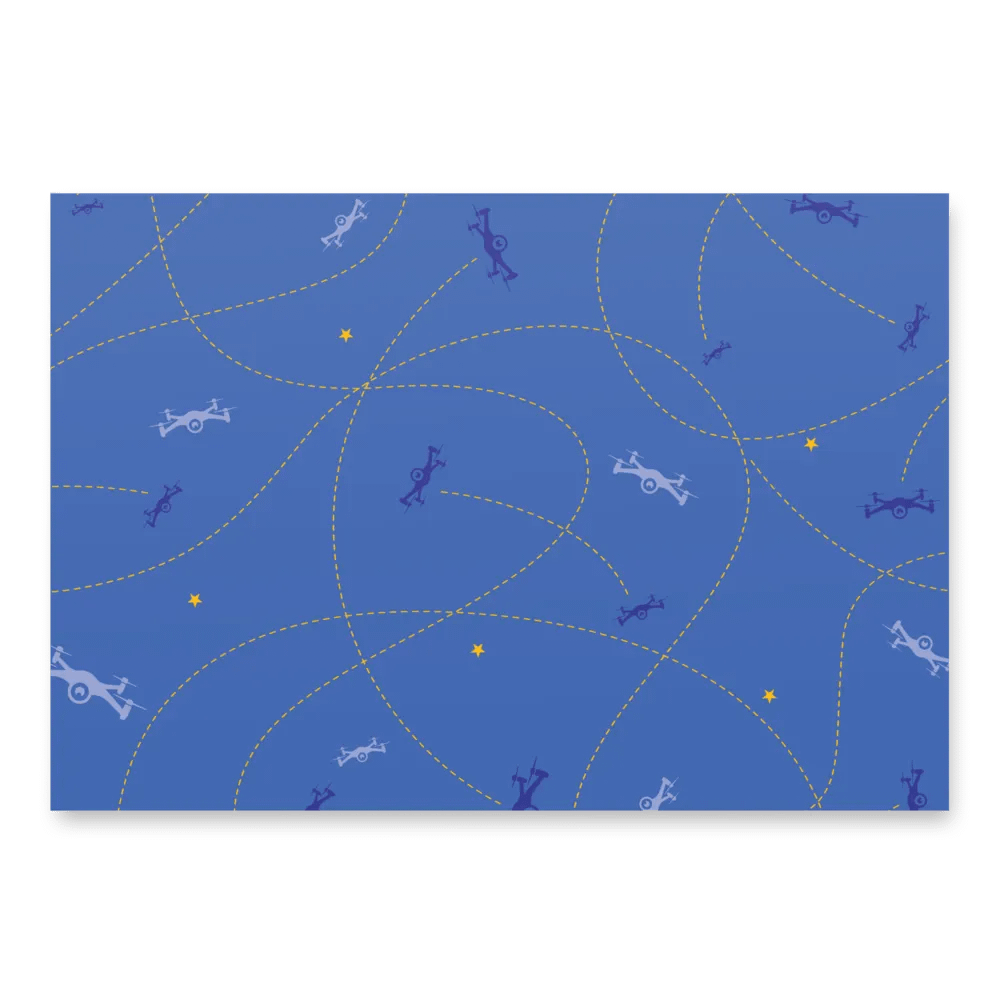 Flight Pattern Gift Wrapping Paper product image (4)