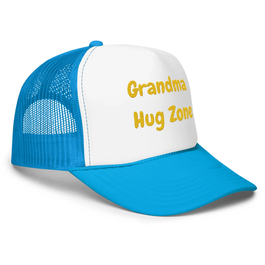 Grandma Hug Zone Otto Foam Trucker Hat product image (17)