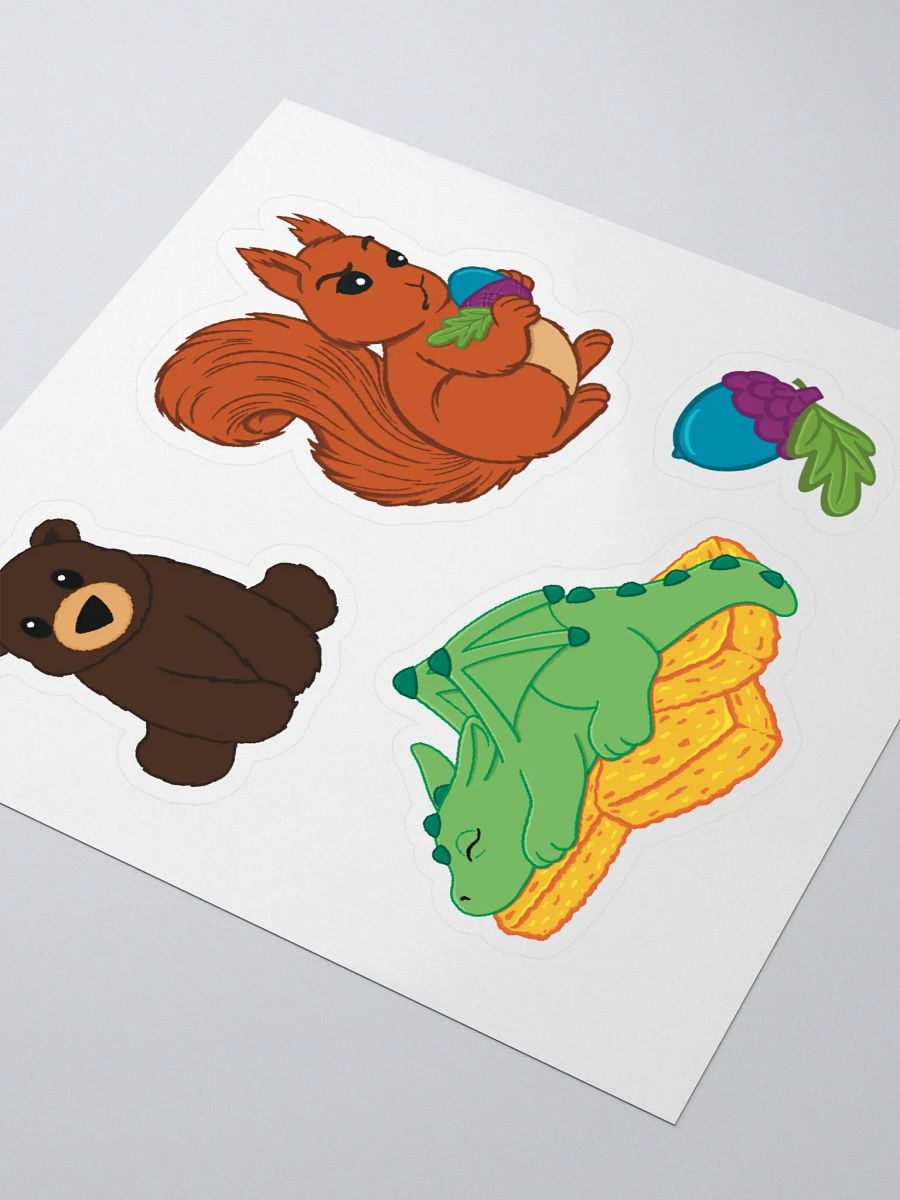 Cosy Mascots Sticker Sheet - 5" x 5" product image (3)