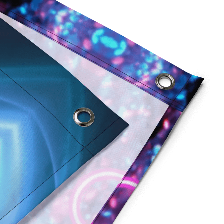 Cyberpunk Goddess All-Over Flag product image (2)