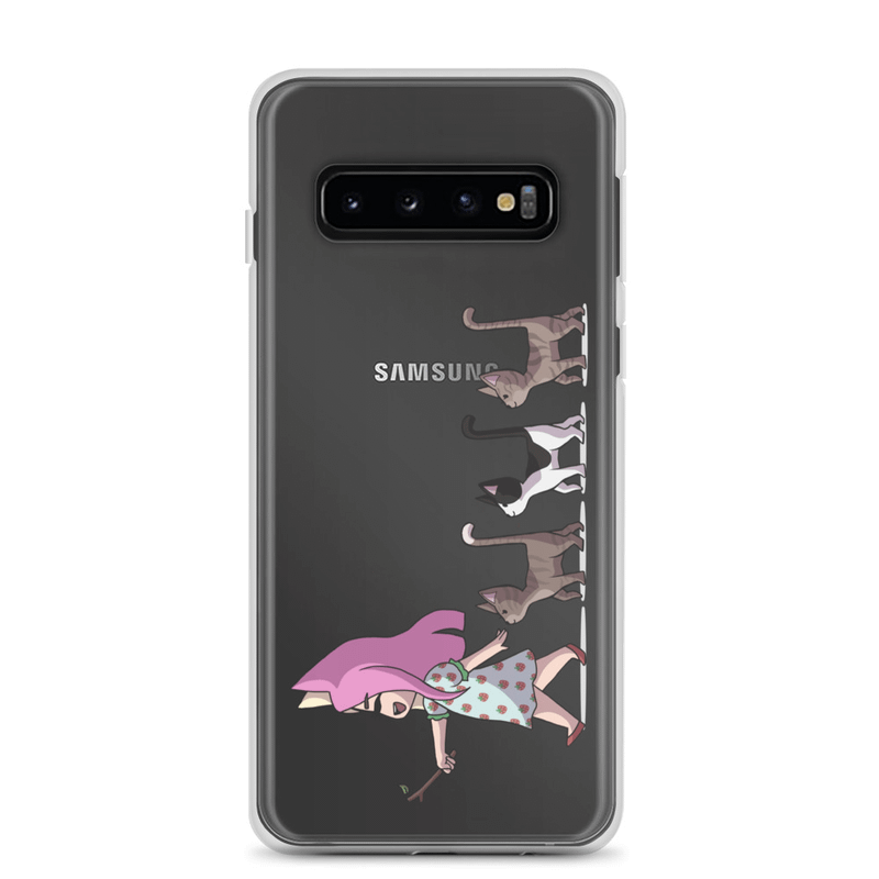 Cat and her cats Samsung case product image (1)
