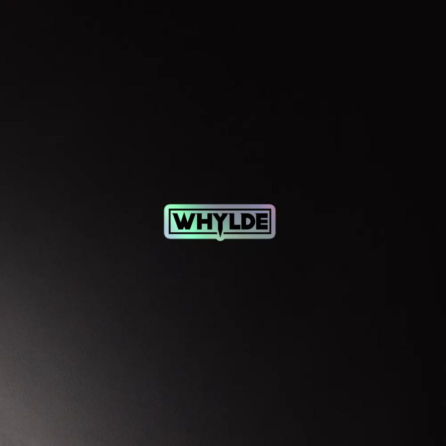 WHYLDE Logo Holo Graphic Sticker product image (3)