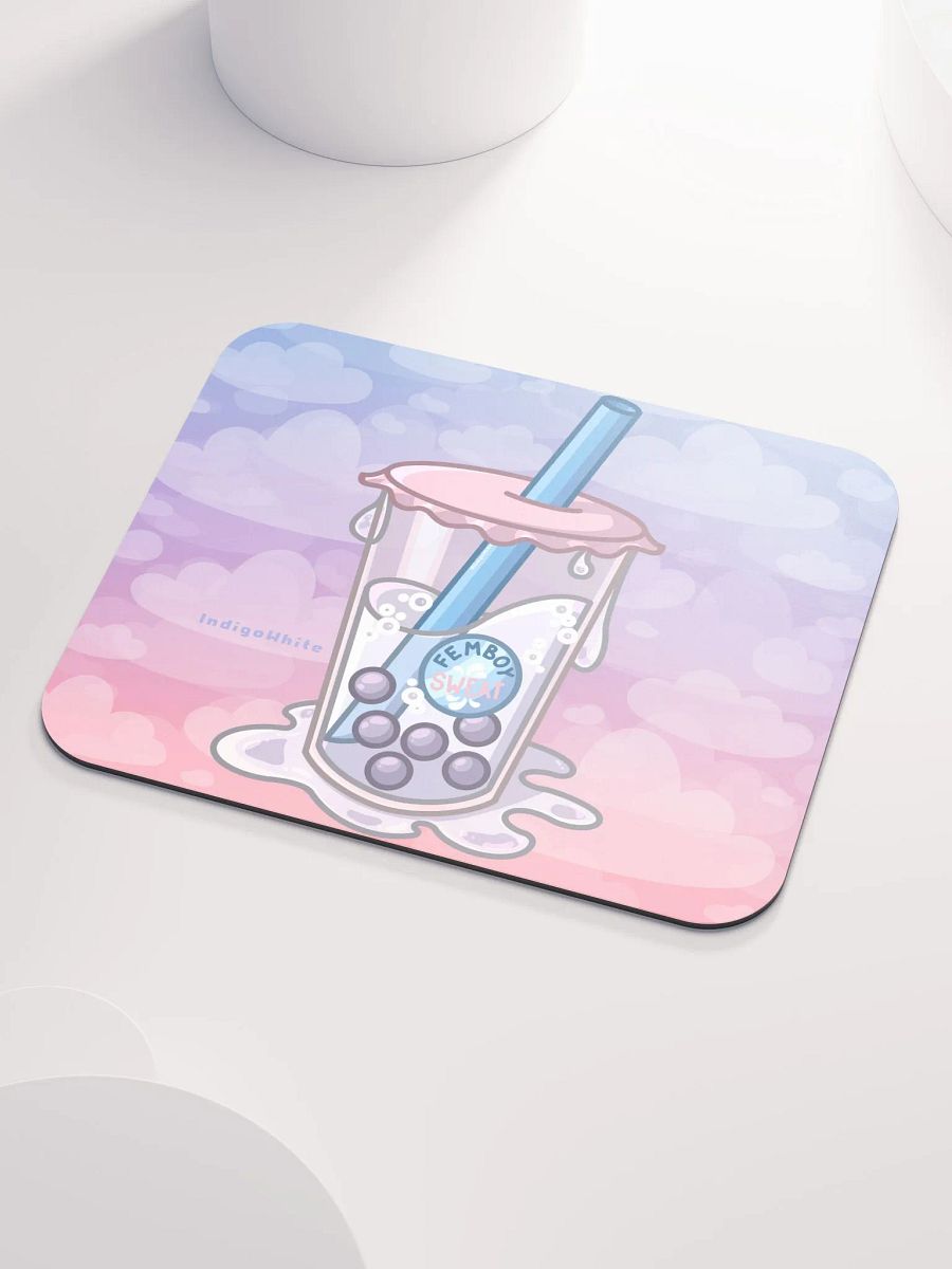 Femboy Sweat Boba Mousepad product image (3)