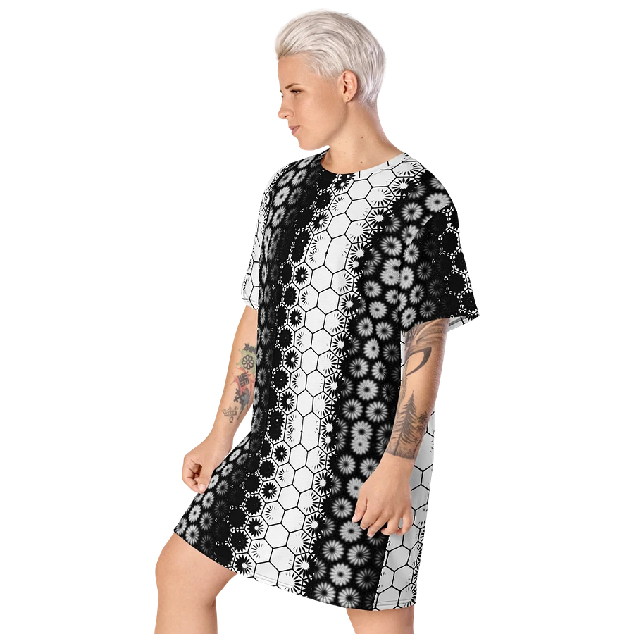 Black and White, T-Shirt Dress, Summer Dress product image (10)