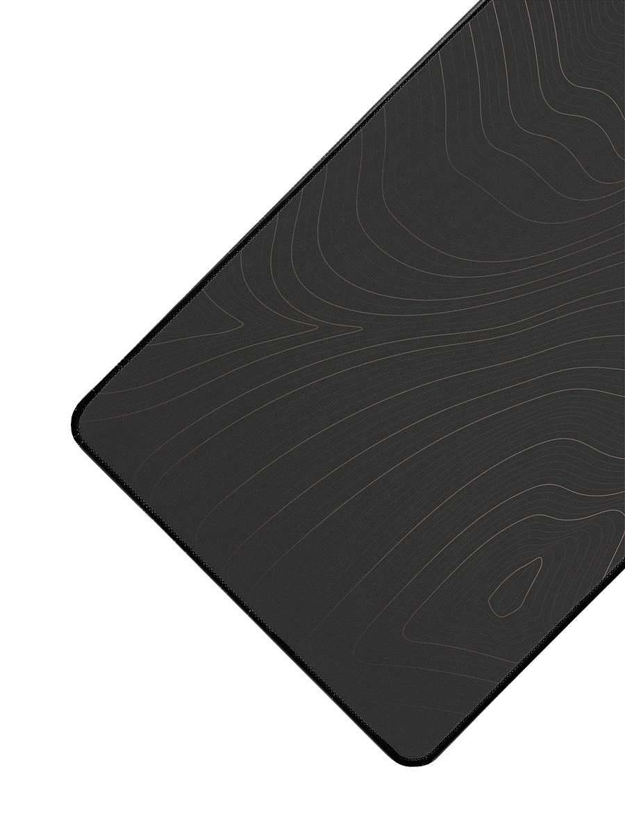NOLIMIT M size gaming mat - Topographic Mapping Red product image (3)