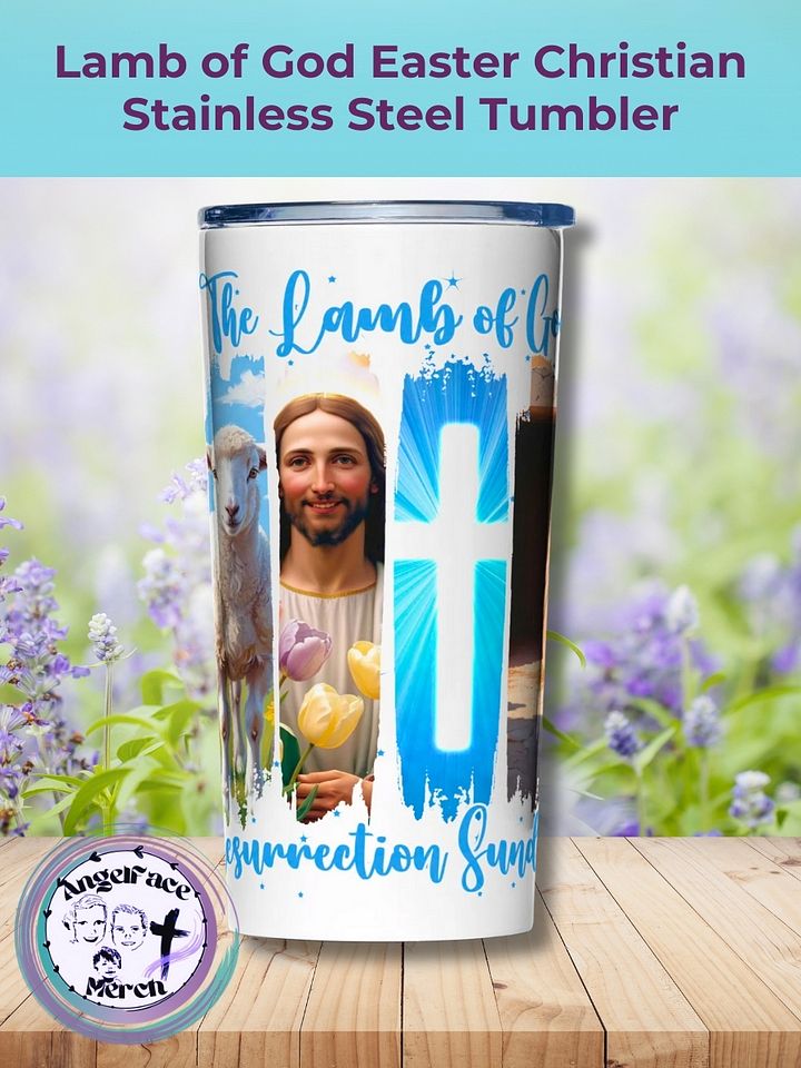 Lamb of God Easter Christian Stainless Steel Tumbler product image (1)