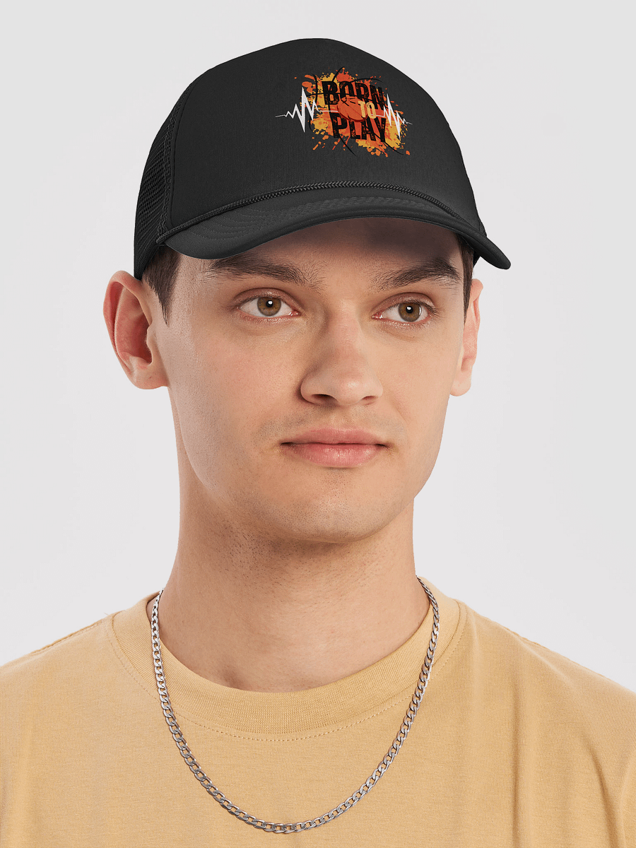 Valucap Foam Trucker Hat Born To Play product image (11)
