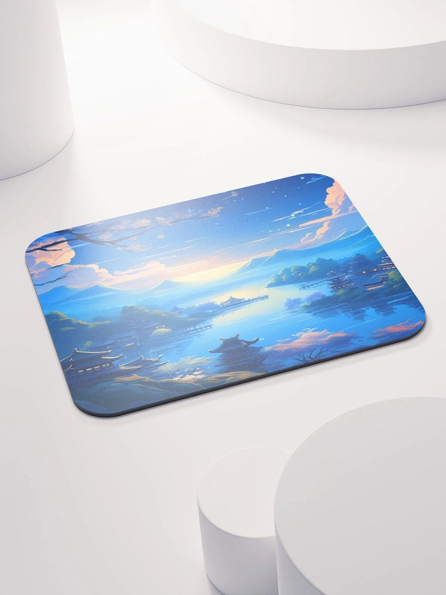Azure Blossom Small Mouse Pad (7 x 9) product image (6)