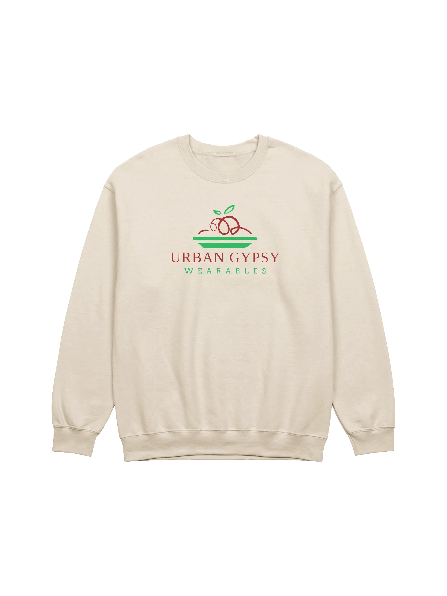 Apple On Plate Classic Crewneck Sweatshirt product image (37)