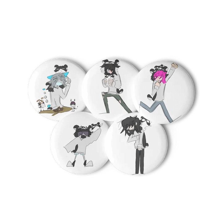 Pin buttons Moon Savers with Hampan product image (3)